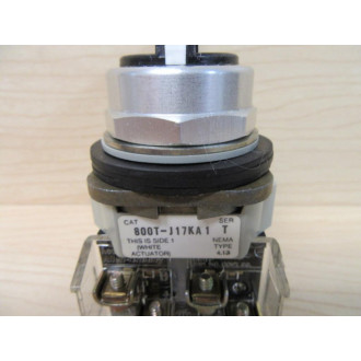 Allen Bradley 800T-J17KA1A Selector Switch - New No Box