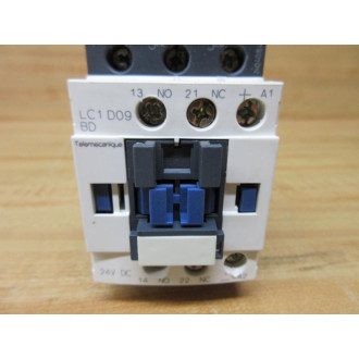Telemecanique LC1-D09BD Schneider Contactor No Diode Slot-WO Cover - Used