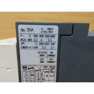 Telemecanique LC1-D09BD Schneider Contactor No Diode Slot-WO Cover - Used