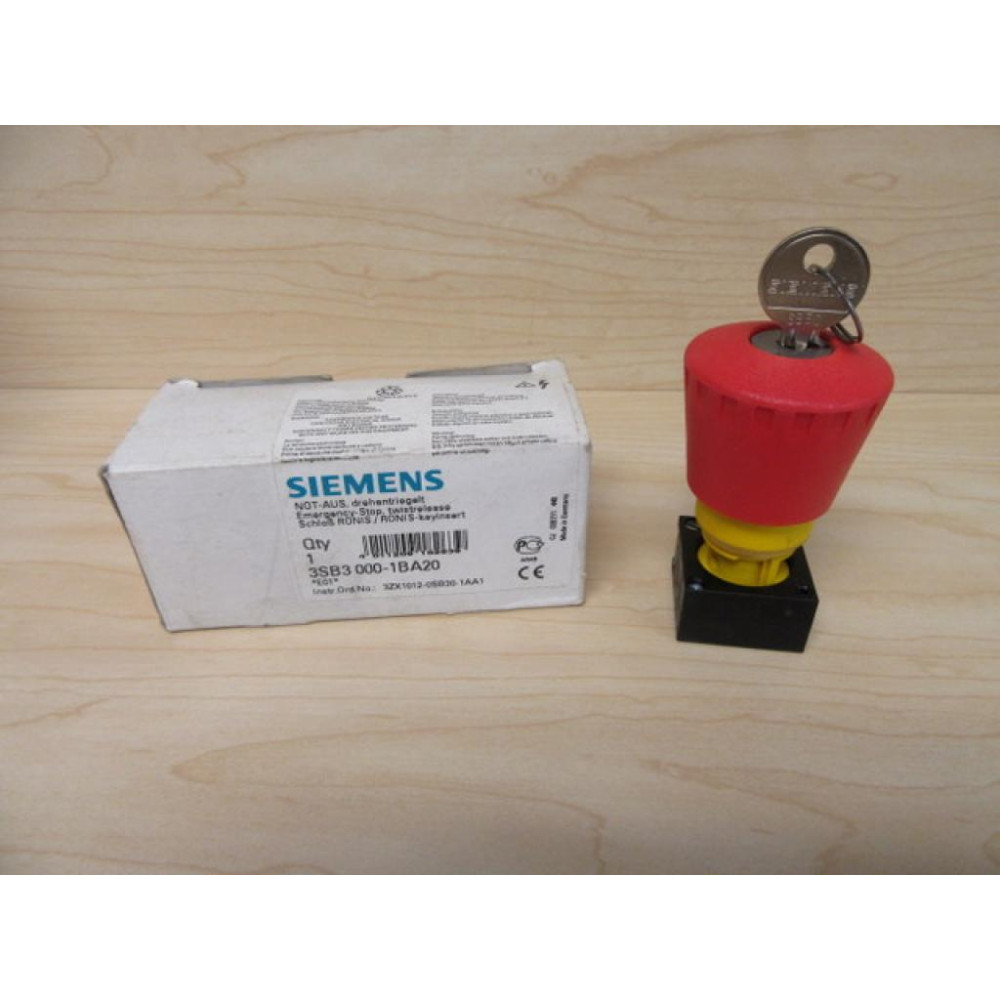 Siemens 3SB3 000-1BA20 Switch 2 Position 3SB30001BA20