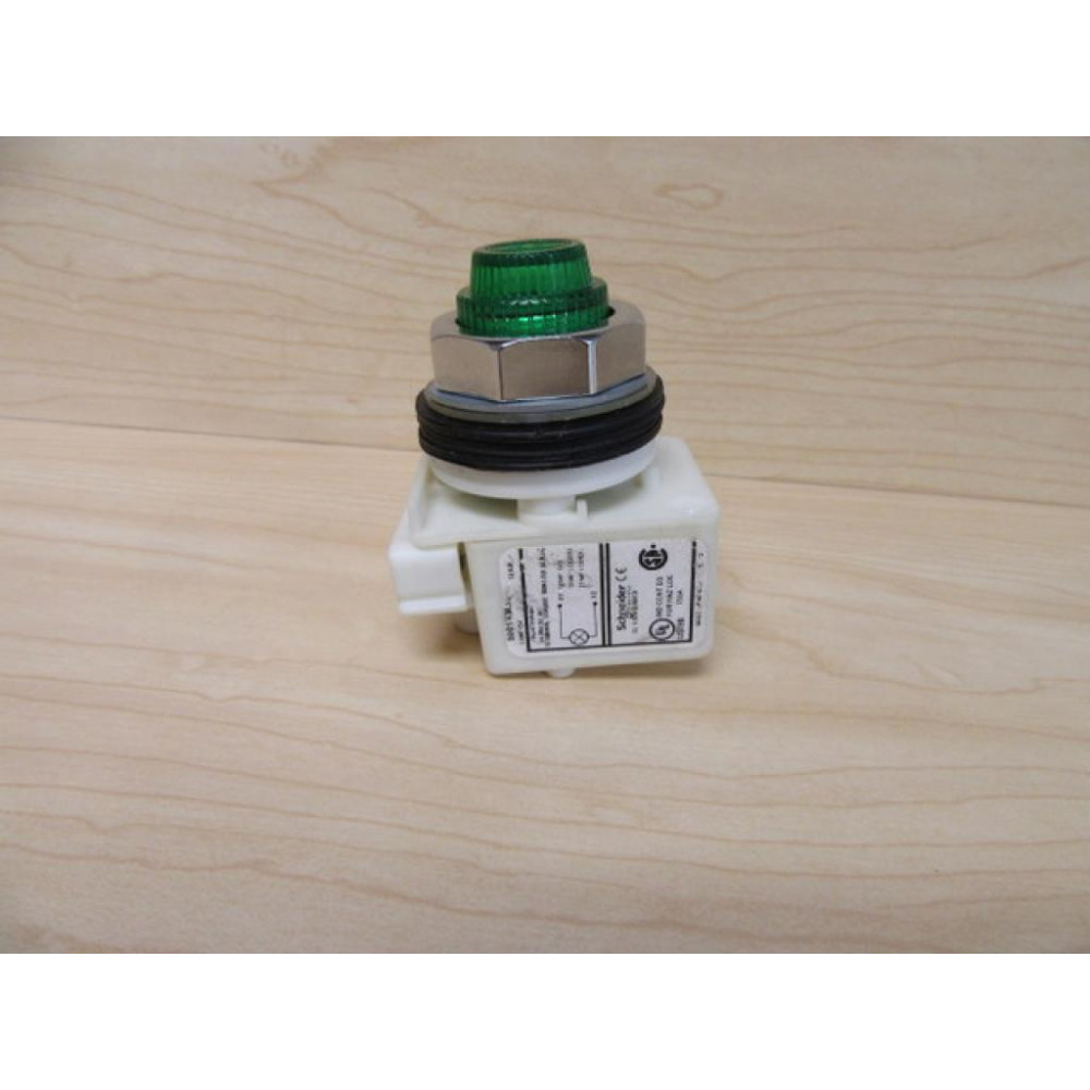 Square D 9001-KM35 Pilot Light Module 9001KM35 Green Lens - New No Box