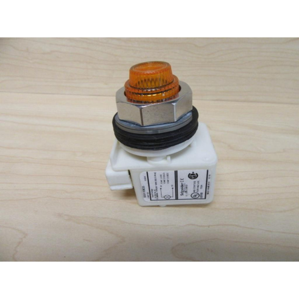 Square D 9001-KM35 Pilot Light Module 9001KM35 Amber Lens - New No Box
