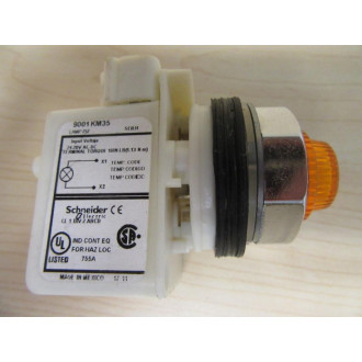 Square D 9001-KM35 Pilot Light Module 9001KM35 Amber Lens - New No Box