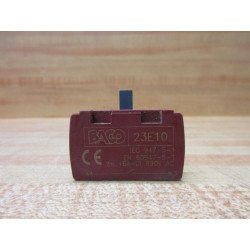 Baco 23-E-10 Contact Block 23E10 Red - Used