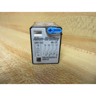 Allen Bradley 700-HC24Z24-3-24V DC Relay 700-HC24Z24-3-24VDC - Used