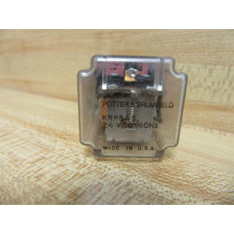 Potter & Brumfield KRP5AG-24V AC AMF Relay KRP5AG-24V - Used