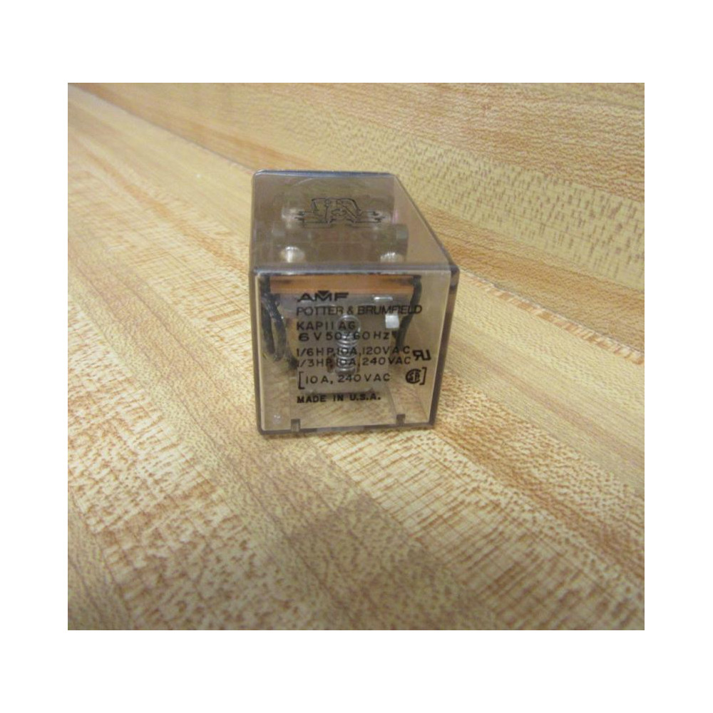 Potter & Brumfield KAP11AG-6V AC Relay KAP11AG-6VAC - New No Box