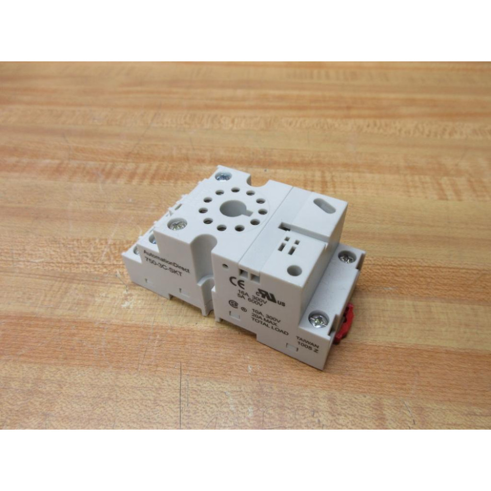 Automation Direct 750-3C-SKT Relay Socket 7503CSKT - Used