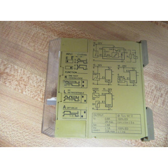 Comat CPF1124VDC Time Relay CPF11DC24V - Used