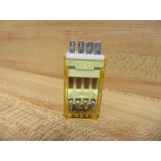 IDEC RY4S-UL-DC12V Relay RY4S-UL-12V DC Red LED 3A - New No Box