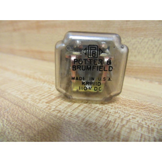 Potter & Brumfield KRP11D-110V DC Relay KRP11D-110VDC - Used