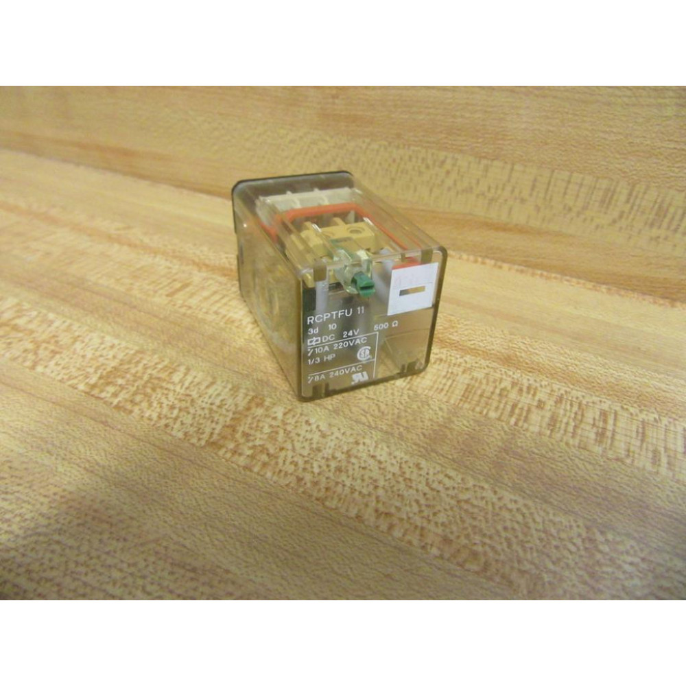 Feme RCPTFU-11-3D-10-24VDC Relay RCPTFU113D1024VDC - Used