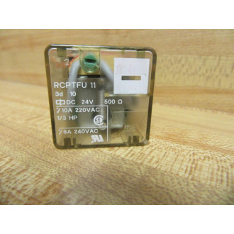Feme RCPTFU-11-3D-10-24VDC Relay RCPTFU113D1024VDC - Used