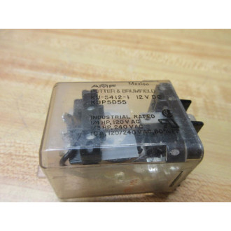 Potter & Brumfield KU-5412-1-12V DC AMF Relay KUP5D55 - Used