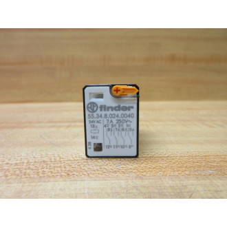 Finder 55.34.8.024.0040-24V AC Relay 55348024004024VAC - New No Box
