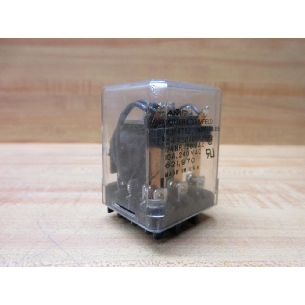 Potter & Brumfield KU-4752-24V AC AMF Relay KUP14AA5-24V AC - Used
