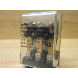 Potter & Brumfield KU-4752-24V AC AMF Relay KUP14AA5-24V AC - Used