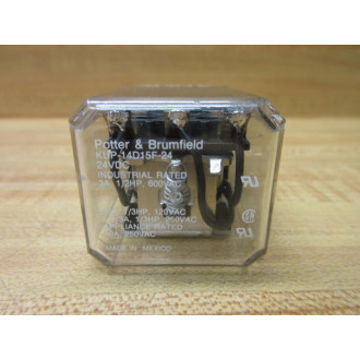 Potter & Brumfield KUP-14D15F-24V DC AMF Relay KUP-14D15F-24VDC - New No Box