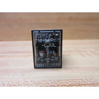 Fuji Electric HH54P-LJUL-DC24V Relay HH54P-LJUL-24V DC - Used