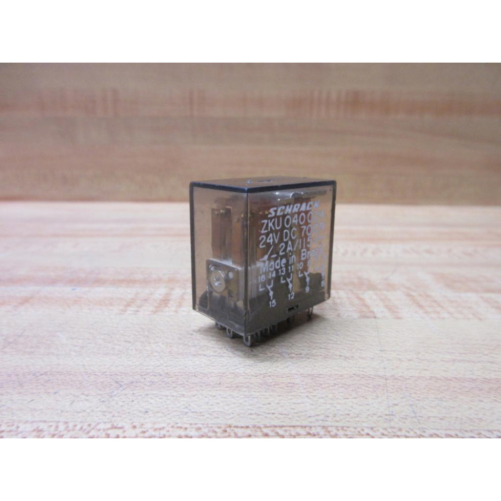 Schrack ZKU040024 Relay ZKUO40024 - Used