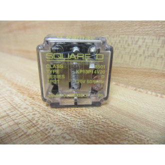 Square D 8501KP13P14V20 Relay Series D - Used