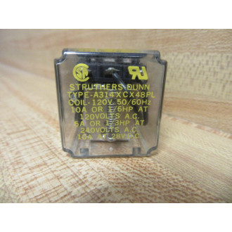 Struthers Dunn A314XCX48PL-120V AC Relay A314XCX48PL-120VAC - New No Box