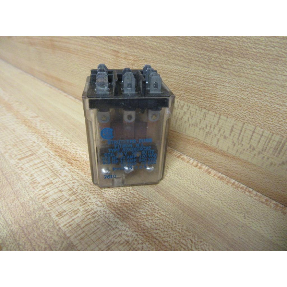 Struthers Dunn A283XCXCS2-AC24V Relay A283XCXCS2-24V AC - Used