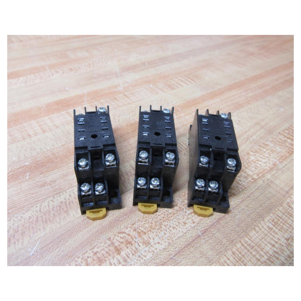 Omron PYF08A Relay Socket PYFO8A (Pack of 3) - New No Box