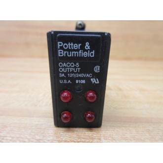 Potter & Brumfield OACQ-5 Relay 0ACQ-5 - Used