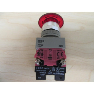 IDEC AVLW49911R-NWAL104R Push Pull Switch - New No Box