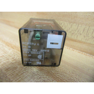 Feme RCPTFU 8 2d 10 AC110V Relay RCPTFU-8-2d-10-110V AC - Used
