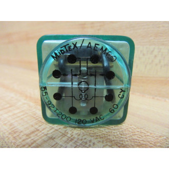 MidtexAEMCO 155-92T200-120V AC Relay 155-92T200-120VAC - Used