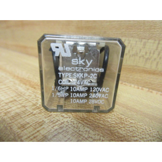 Sky Electronics SKKP-2C-24V AC Relay SKKP-2C-24VAC - Used