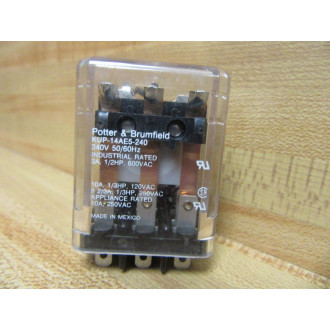 Potter & Brumfield KUP-14AE5-240V Relay KUP-14AE5-240-240V - New No Box