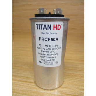 Titan PRCF50A Motor Run Capacitor 50 MFD