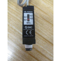 SMC IS1000 Pressure Switch 0.1 - 0.4 MPa - Used