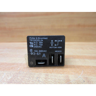 Potter & Brumfield T91S5D22-24V DC Relay T91S5D22-24VDC - New No Box
