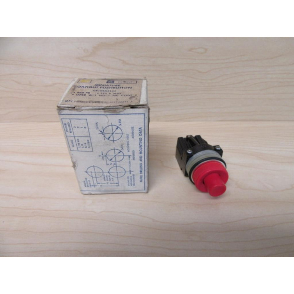 General Electric CR104A3103 Push Button Switch