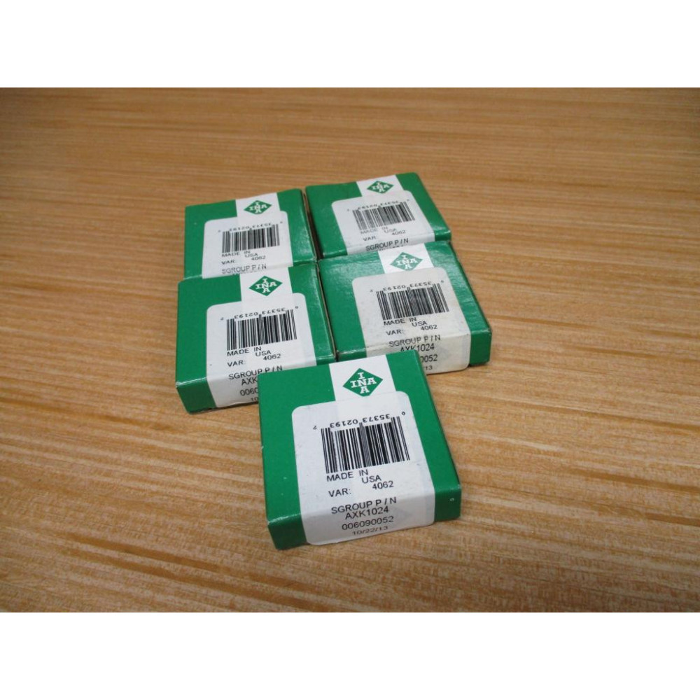 INA AXK1024 Schaeffler Thrust Needle Roller Bearing (Pack of 5)