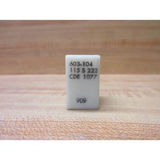 Cornell Dubilier 603-104 CDE Relay 115S222 - Used