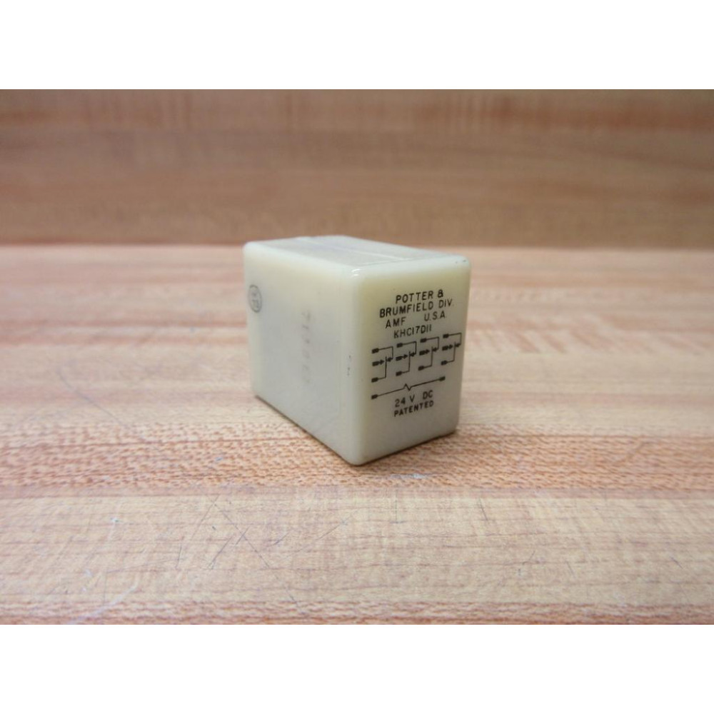 Potter & Brumfield KHC17D11-24V DC AMF Relay KHC17D11-24VDC - Used
