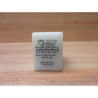 Potter & Brumfield KH-5496-24V DC AMF Relay KH-5496-24VDC - Used