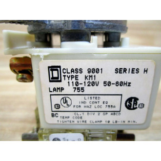 Square D 9001 TP-21G2 Pilot Light