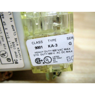 Square D 9001 TP-21G2 Pilot Light