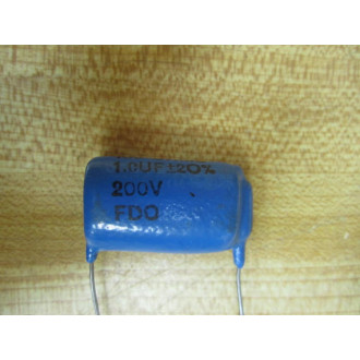 RCD 100 OHMS Resistor 1.0UF+-20% 200V FDO Pack Of 4 - New No Box