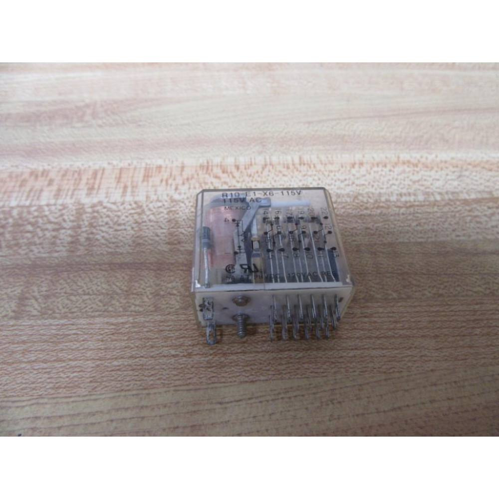 Potter & Brumfield R10-E1-X6-115V AC Relay R10-E1-X6-115VAC - Used