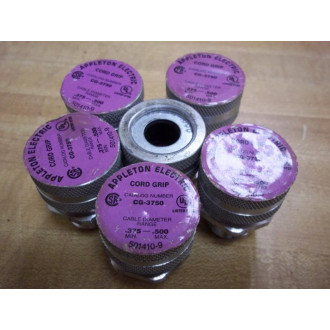 Appleton CG-3750 12" Cord Grip Connector (Pack of 6) - New No Box