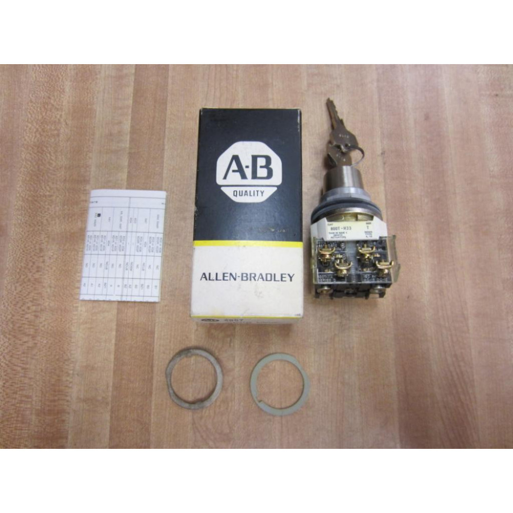 Allen Bradley 800T-H33B Selector Switch Series T