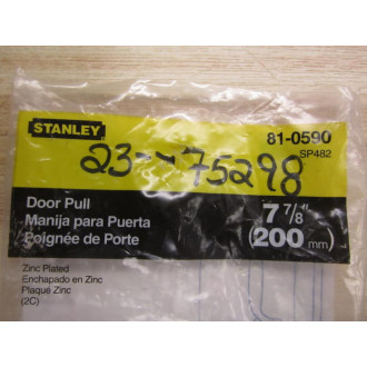 Stanley 81-0590 Door Pull SP482 7-78"