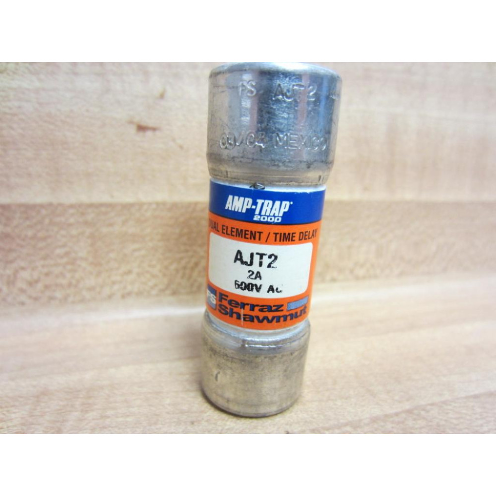 Amp-Trap AJT2 Gould Shawmut Fuse (Pack of 5) - New No Box